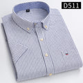 Casual Oxford Men's Short-Sleeved Dress Shirts