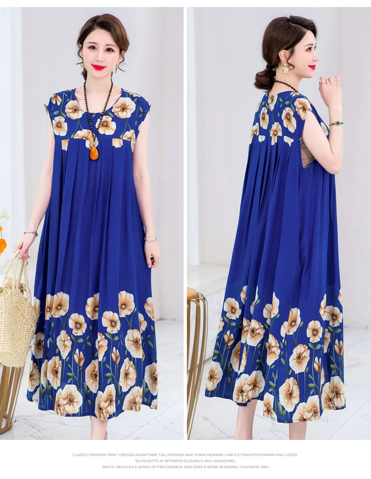Summer Pure Cotton Stylish Extra Large Size 110.00kg Dress or Sleepwear
