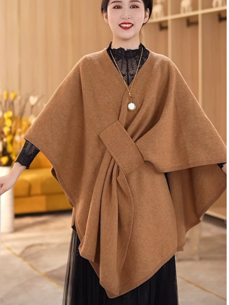 Cardigan Loose Shawl Plus Size