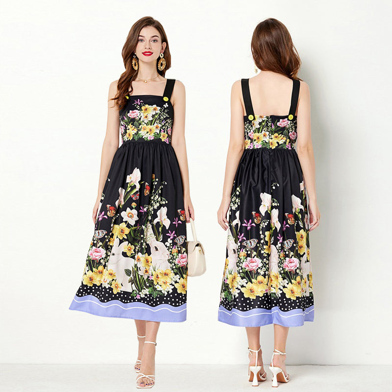 Summer Celebrity Short Sleeve Dress
