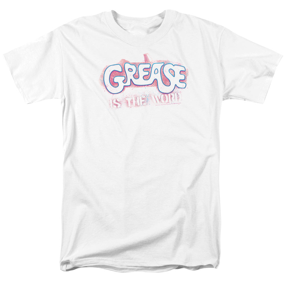 Grease Grease Is The Word Mens T Shirt White Officially Licensed