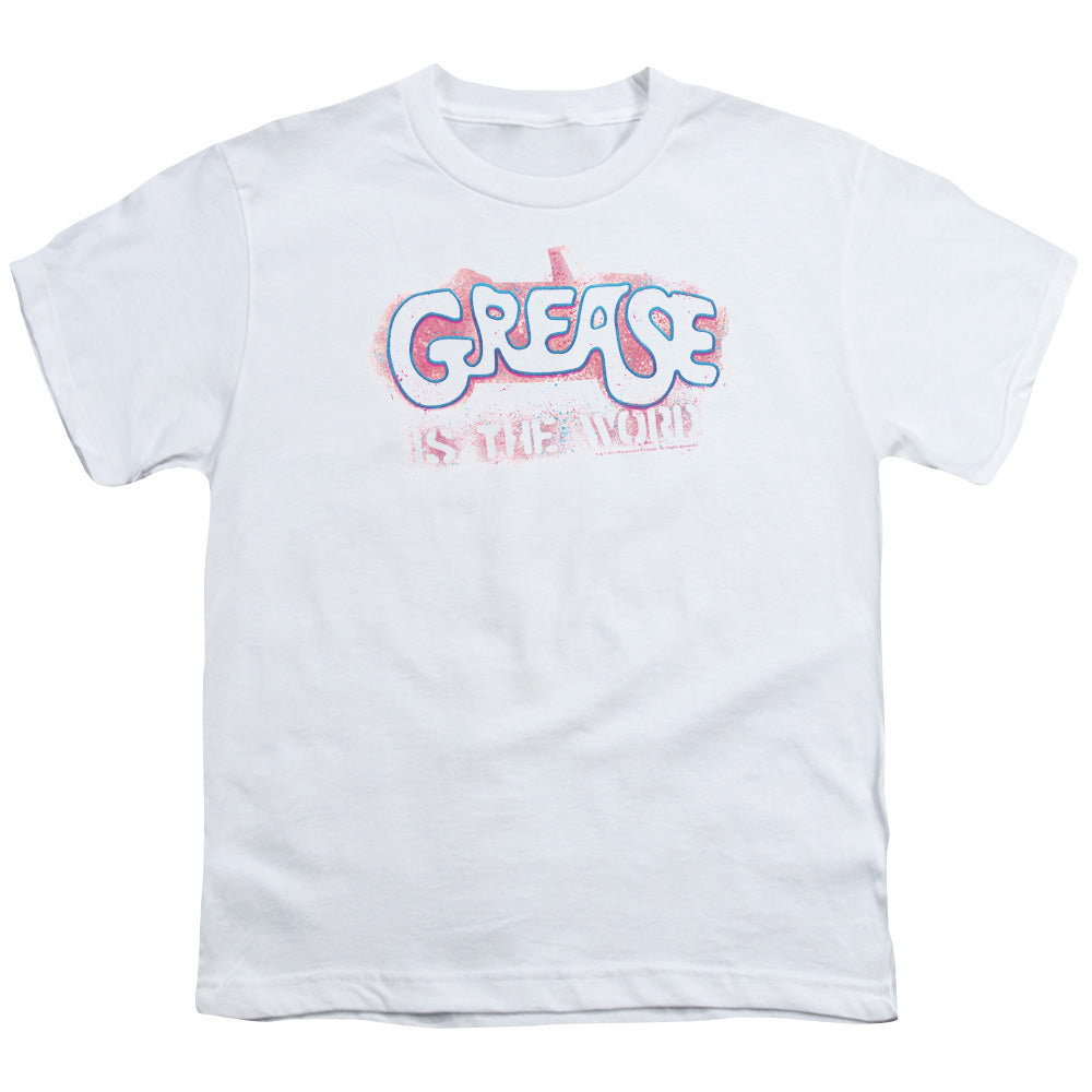 Grease Grease Is The Word Kids Youth T Shirt White Officially Licensed