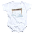 Its A Wonderful Life Bedford Falls Infant Baby Snapsuit White Officially Licensed