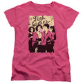 Grease Pink Ladies Womens T Shirt Hot Pink Officially Licensed