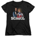 Old School Frank And Friend Womens T Shirt Black Officially Licensed
