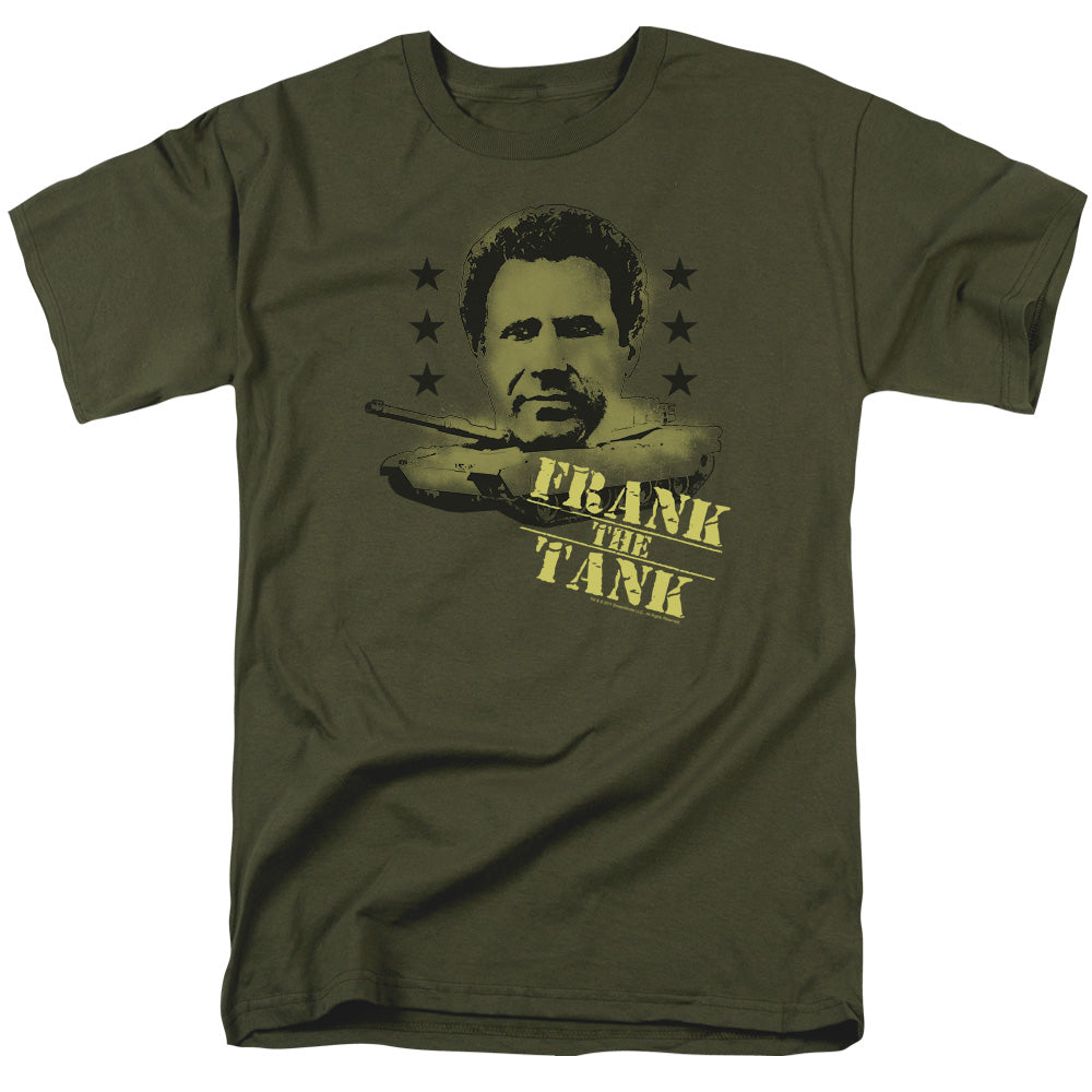 Old School Frank The Tank Mens T Shirt Military Green Officially Licensed