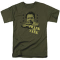 Old School Frank The Tank Mens T Shirt Military Green Officially Licensed