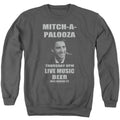 Old School Mitchapalooza Mens Crewneck Sweatshirt Charcoal Officially Licensed