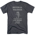 Old School Mitchapalooza Mens T Shirt Charcoal Officially Licensed