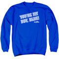 Old School My Boy Blue Mens Crewneck Sweatshirt Royal Blue Officially Licensed