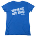 Old School My Boy Blue Womens T Shirt Royal Blue Officially Licensed
