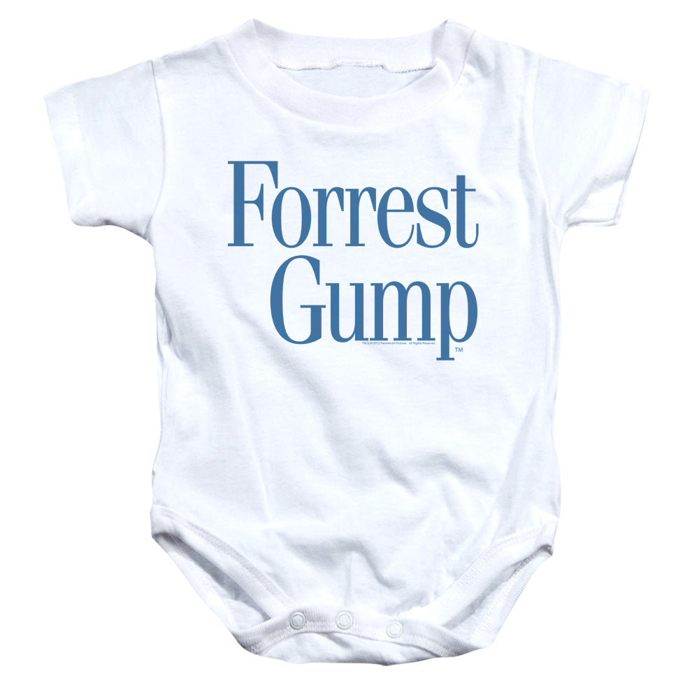 Forrest Gump Logo Infant Baby Snapsuit White Officially Licensed