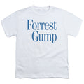 Forrest Gump Logo Kids Youth T Shirt White Officially Licensed