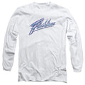 Flashdance Logo Mens Long Sleeve Shirt White Officially Licensed Officially Licensed