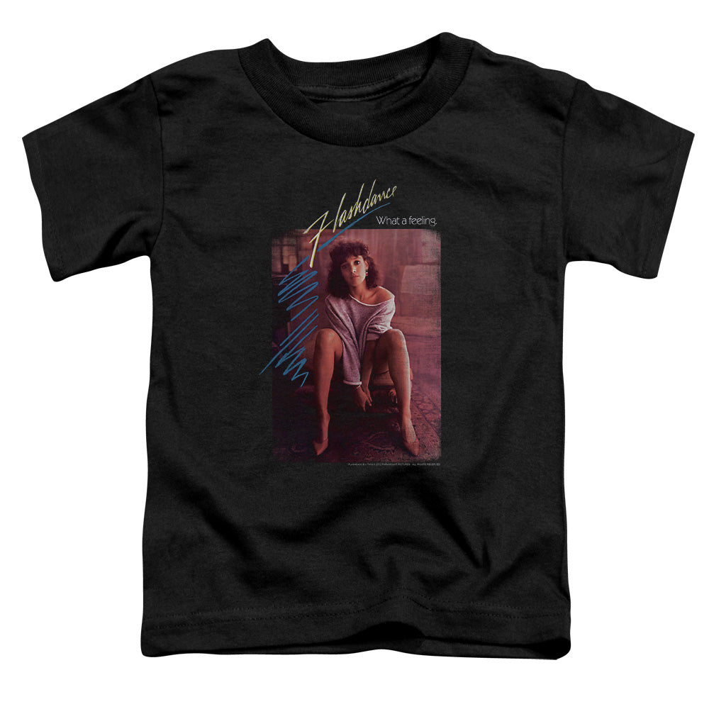 Flashdance Title Toddler Kids Youth T Shirt Black Officially Licensed