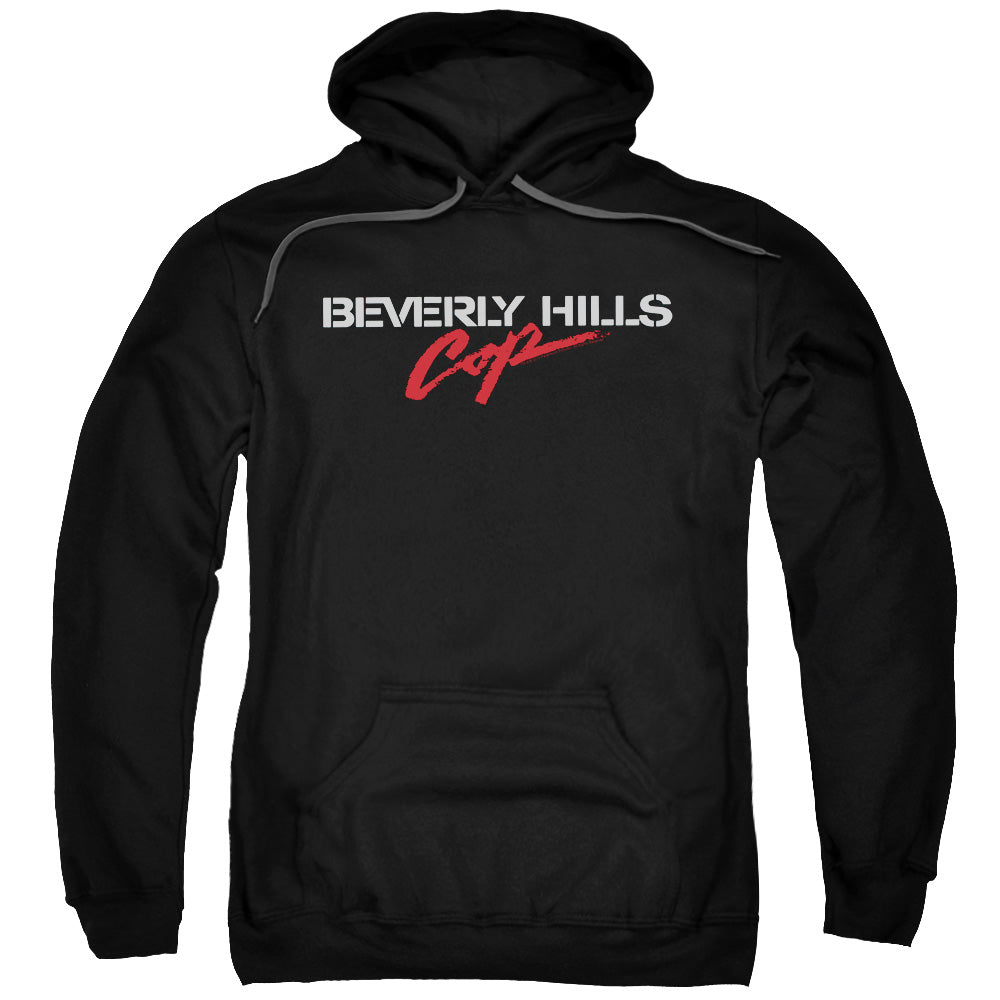 Beverly Hills Cop Logo Mens Hoodie Black Officially Licensed