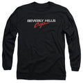 Beverly Hills Cop Logo Mens Long Sleeve Shirt Black Officially Licensed Officially Licensed