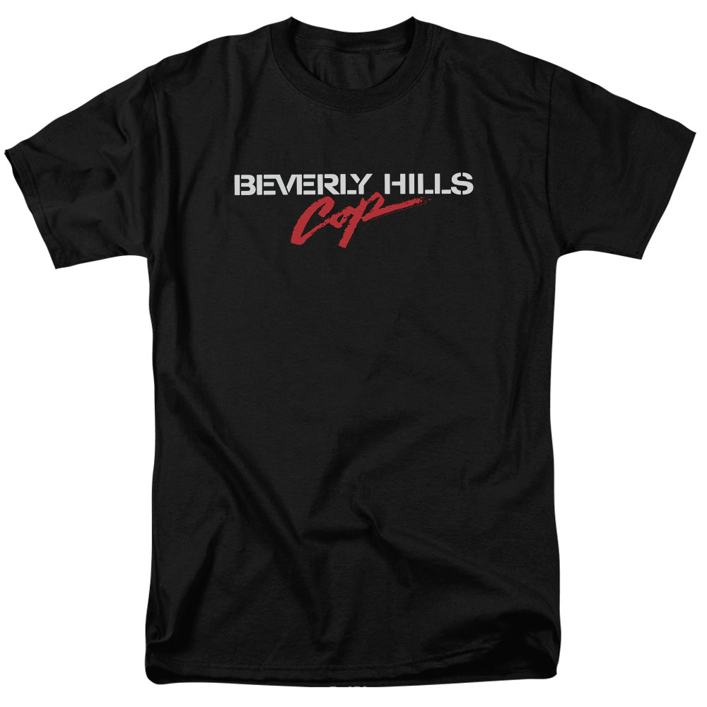 Beverly Hills Cop Logo Mens T Shirt Black Officially Licensed