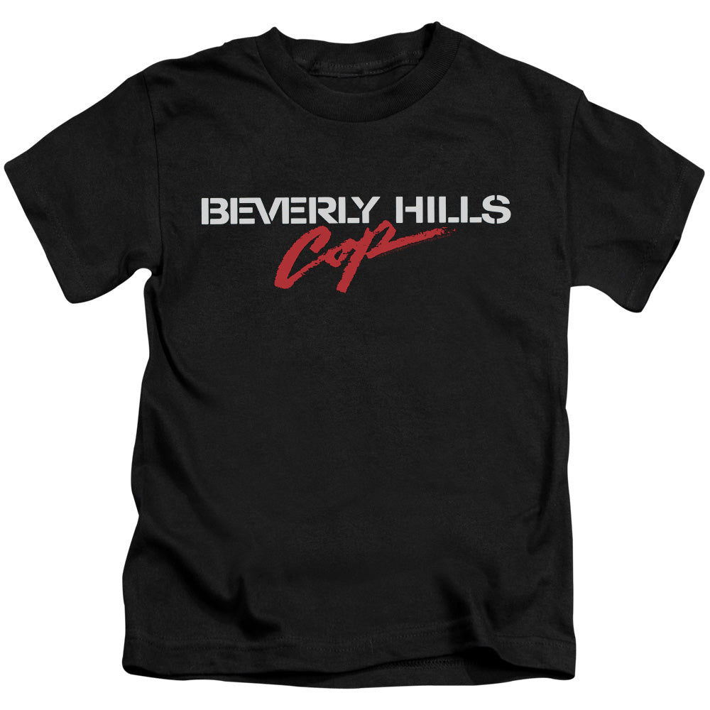 Beverly Hills Cop Logo Juvenile Kids Youth T Shirt Black Officially Licensed
