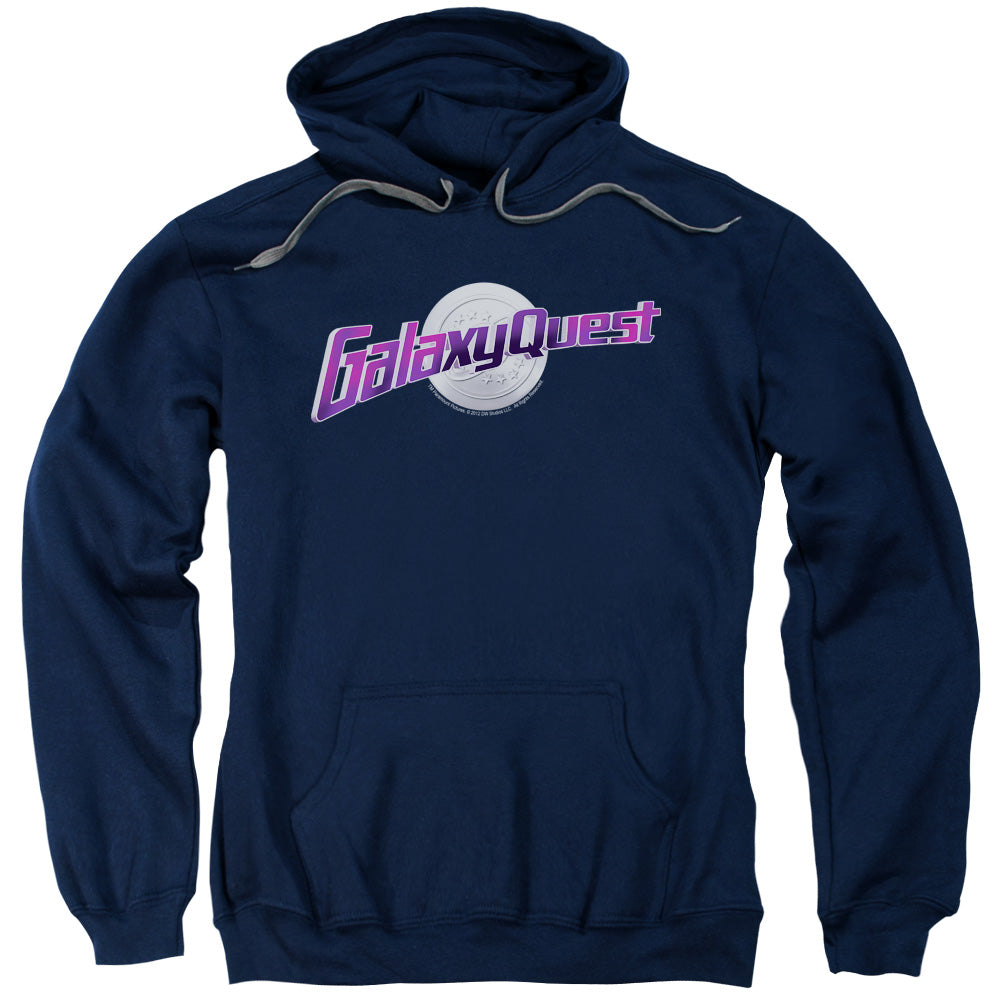 Galaxy Quest Logo Mens Hoodie Navy Blue Officially Licensed