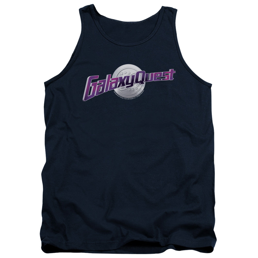 Galaxy Quest Logo Mens Tank Top Shirt Navy Blue Officially Licensed