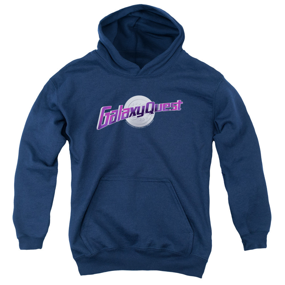 Galaxy Quest Logo Kids Youth Hoodie Navy Blue Officially Licensed