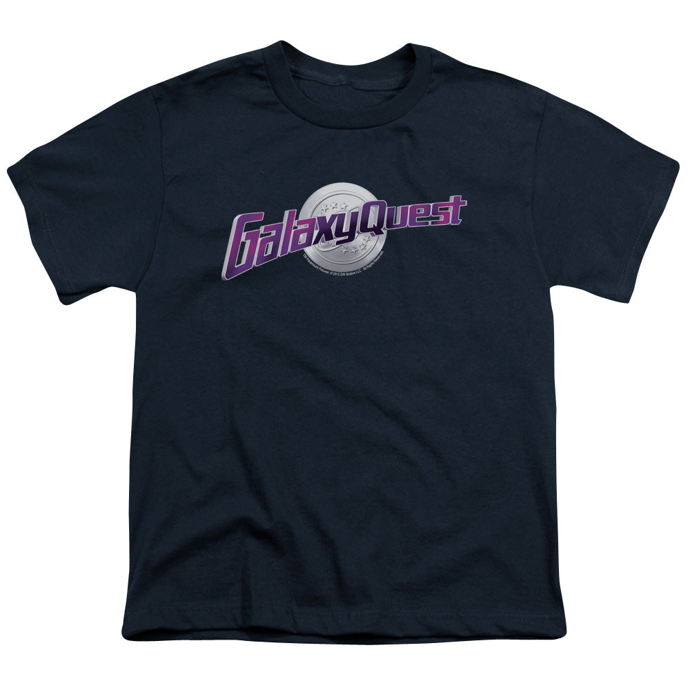Galaxy Quest Logo Kids Youth T Shirt Navy Blue Officially Licensed