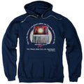Beverly Hills Cop Incest Police Car Mens Hoodie Navy Blue Officially Licensed