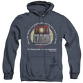 Beverly Hills Cop Incest Police Car Heather Mens Hoodie Navy Blue Officially Licensed