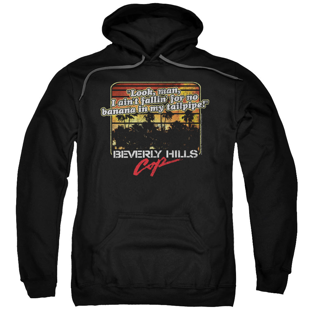 Beverly Hills Cop Banana In My Tailpipe Mens Hoodie Black Officially Licensed