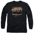 Beverly Hills Cop Banana In My Tailpipe Mens Long Sleeve Shirt Black Officially Licensed Officially Licensed