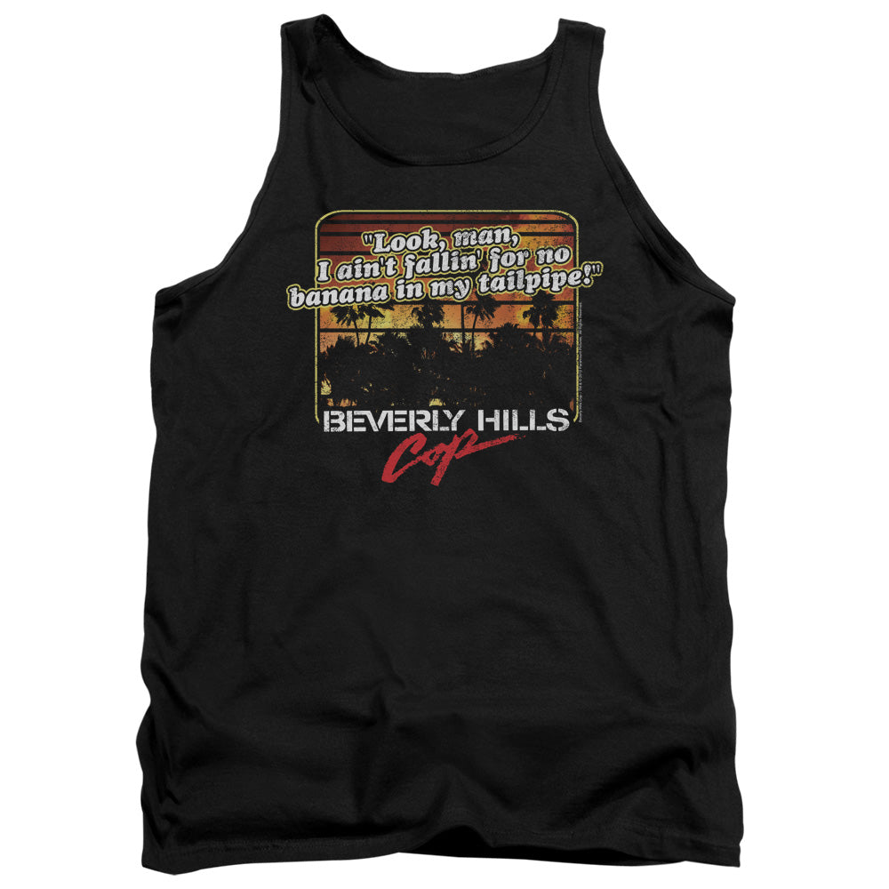 Beverly Hills Cop Banana In My Tailpipe Mens Tank Top Shirt Black Officially Licensed