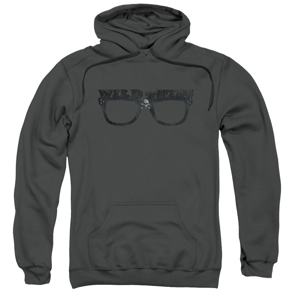 Major League Wild Thing Mens Hoodie Charcoal Officially Licensed