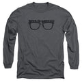 Major League Wild Thing Mens Long Sleeve Shirt Charcoal Officially Licensed