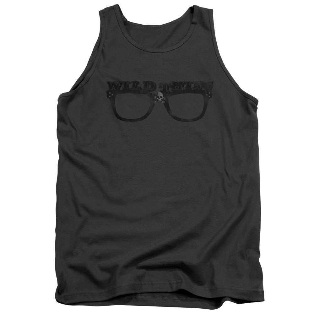Major League Wild Thing Mens Tank Top Shirt Charcoal Officially Licensed
