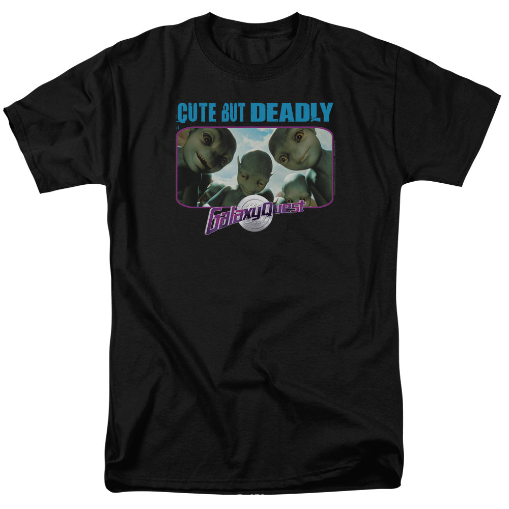 Galaxy Quest Cute But Deadly Mens T Shirt Black Officially Licensed