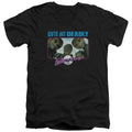 Galaxy Quest Cute But Deadly Mens Slim Fit V-Neck T Shirt Black Officially Licensed