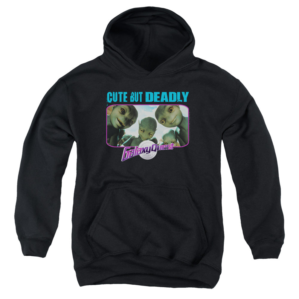 Galaxy Quest Cute But Deadly Kids Youth Hoodie Black Officially Licensed