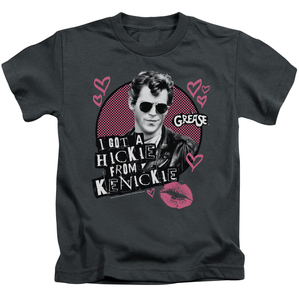 Grease Kenickie Juvenile Kids Youth T Shirt Charcoal Officially Licensed