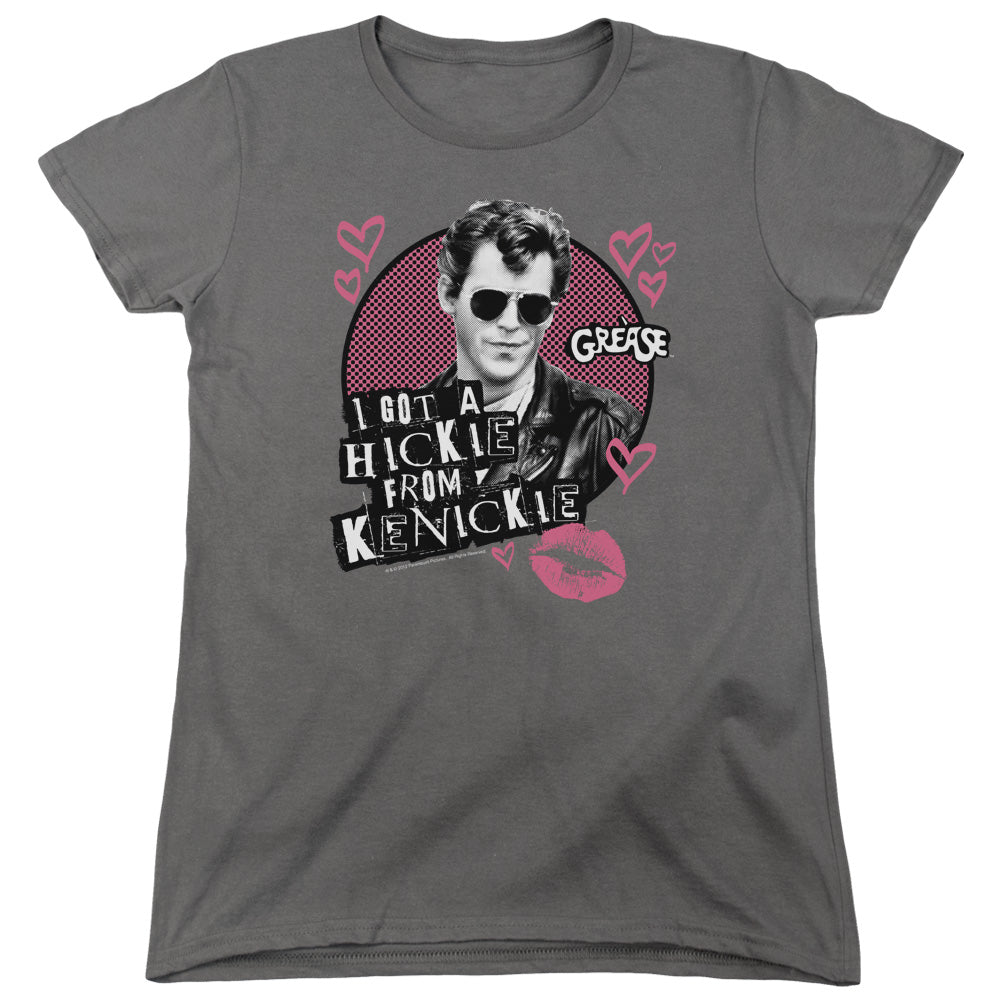 Grease Kenickie Womens T Shirt Charcoal Officially Licensed