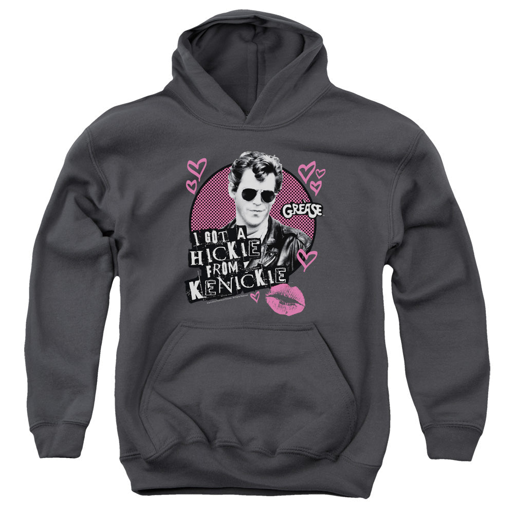 Grease Kenickie Kids Youth Hoodie Charcoal Officially Licensed