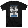 Forrest Gump Stupid Is Mens T Shirt Black Officially Licensed