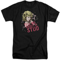 Grease Tell Me About It Stud Mens Tall T Shirt Black Officially Licensed