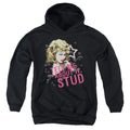 Grease Tell Me About It Stud Kids Youth Hoodie Black Officially Licensed