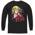 Grease Tell Me About It Stud Long Sleeve Kids Youth T Shirt Black Officially Licensed