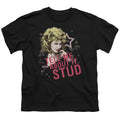 Grease Tell Me About It Stud Kids Youth T Shirt Black Officially Licensed