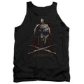 Gladiator Helmet Mens Tank Top Shirt Black Officially Licensed