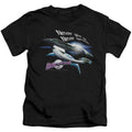 Galaxy Quest Never Surrender Juvenile Kids Youth T Shirt Black Officially Licensed