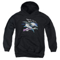 Galaxy Quest Never Surrender Kids Youth Hoodie Black Officially Licensed