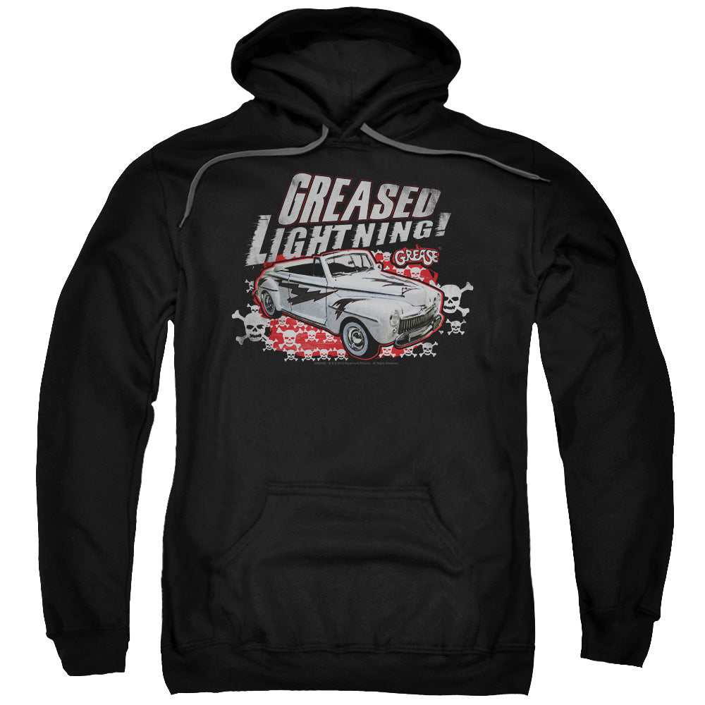 Grease Greased Lightening Mens Hoodie Black Officially Licensed